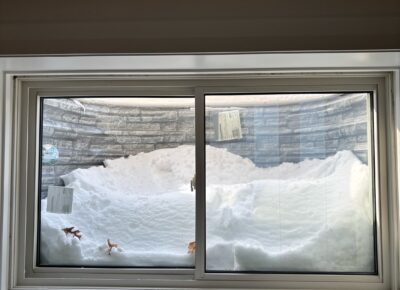 snow in window wells pile of snow inside egress window well in front of egress window egress solutions south jersey